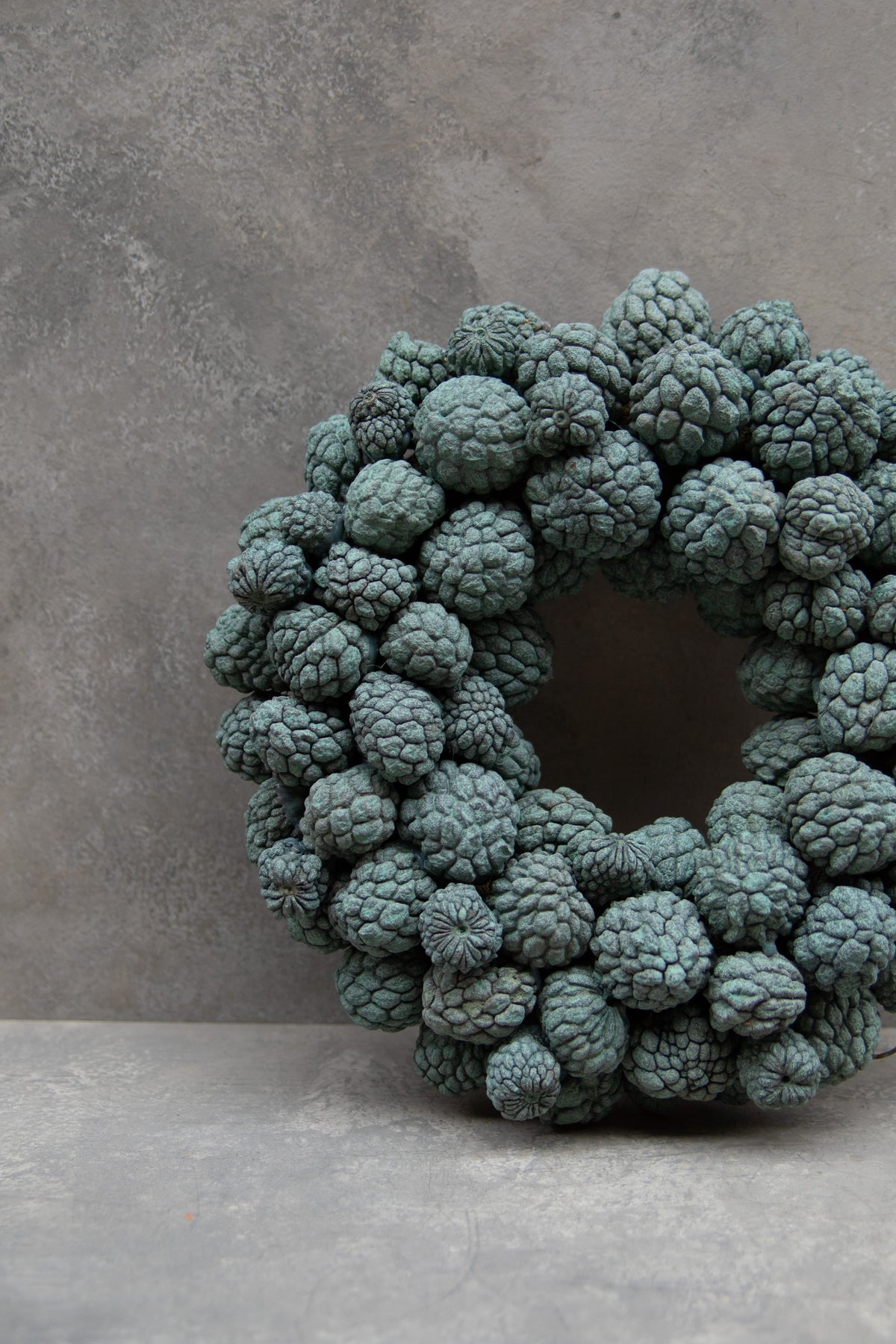 Ata-Fruchtkranz · Ø 30–45 cm · Aqua · 30 cm · Ansicht 2