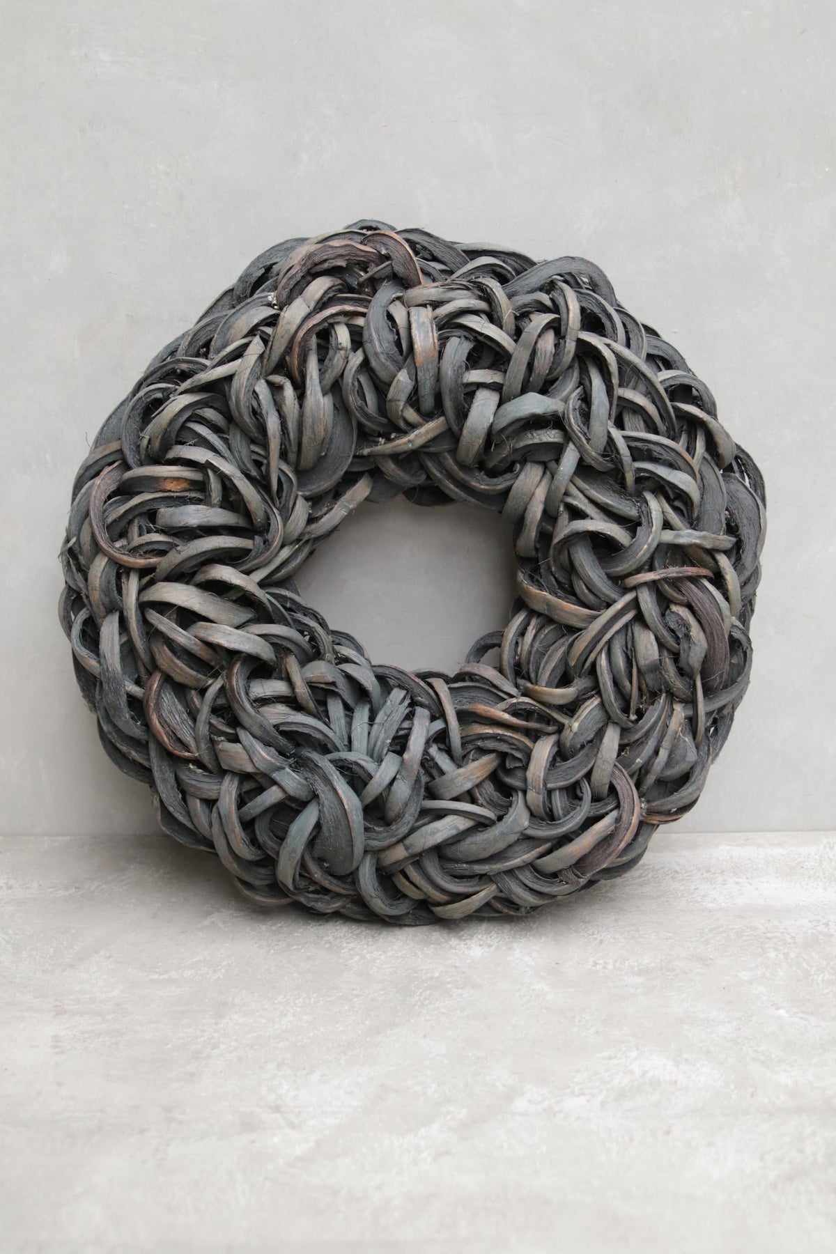 Kokosscheibenkranz · Ø 40–55 cm · Rauchgrau · 55 cm · Ansicht 1