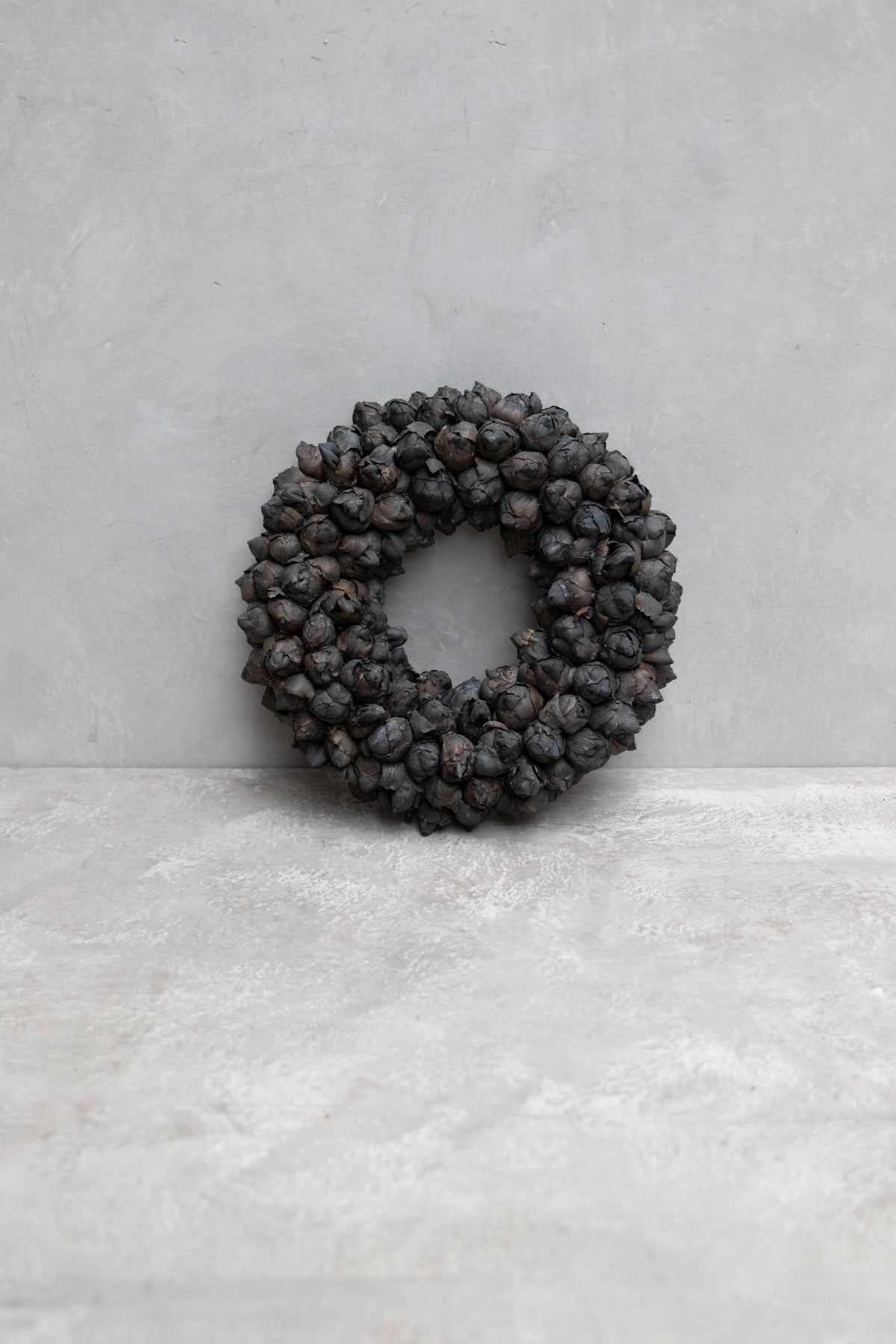 Kokosfruchtkranz · Ø 30–65 cm · Schwarz · 30 cm · Ansicht 1