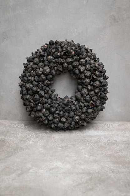 Kokosfruchtkranz · Ø 30–65 cm · Schwarz · 40 cm · Ansicht 1