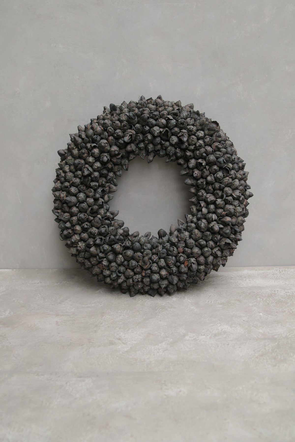 Kokosfruchtkranz · Ø 30–65 cm · Schwarz · 55 cm · Ansicht 1