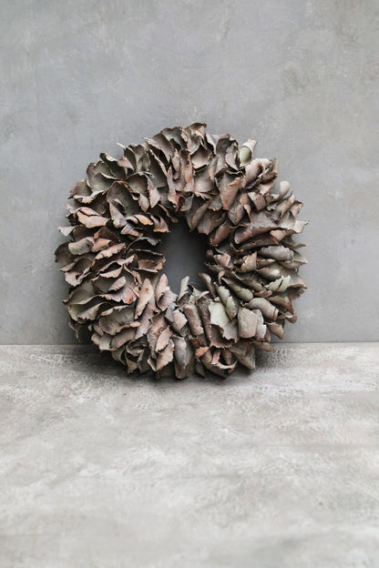 Palmblattkranz · Ø 25–100 cm · Grau gewaschen · 40 cm · Ansicht 1