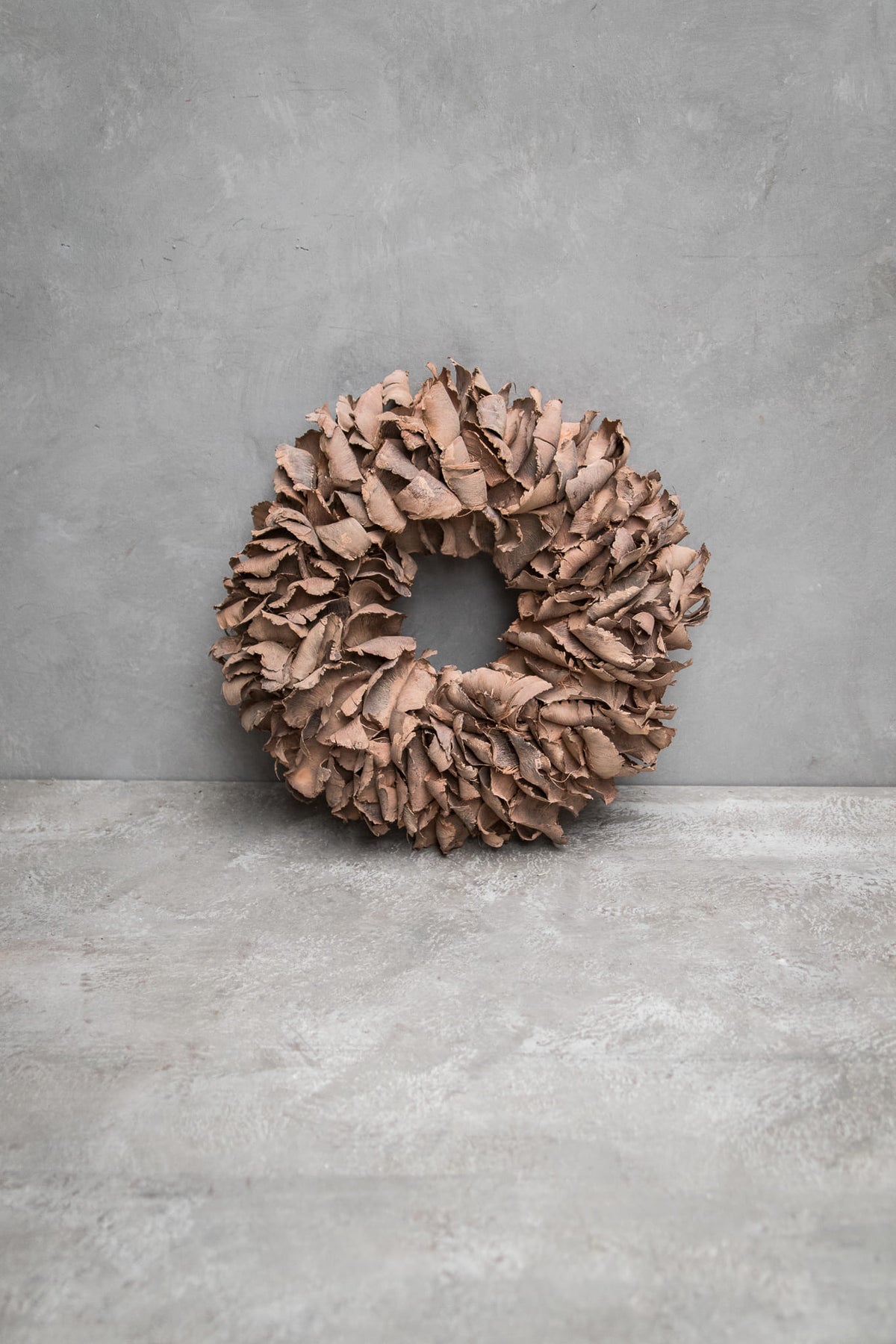 Palmblattkranz · Ø 25–100 cm · Pfirsich gewaschen · 25 cm · Ansicht 1