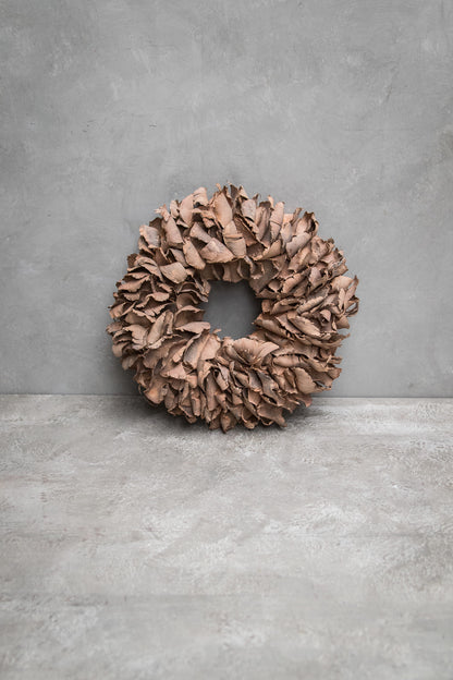 Palmblattkranz · Ø 25–100 cm · Pfirsich gewaschen · 25 cm · Ansicht 1