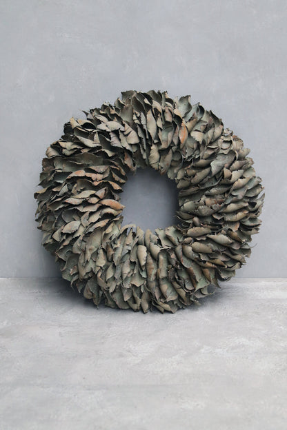 Palmblattkranz · Ø 25–100 cm · Altgrün gewaschen · 65 cm · Ansicht 1