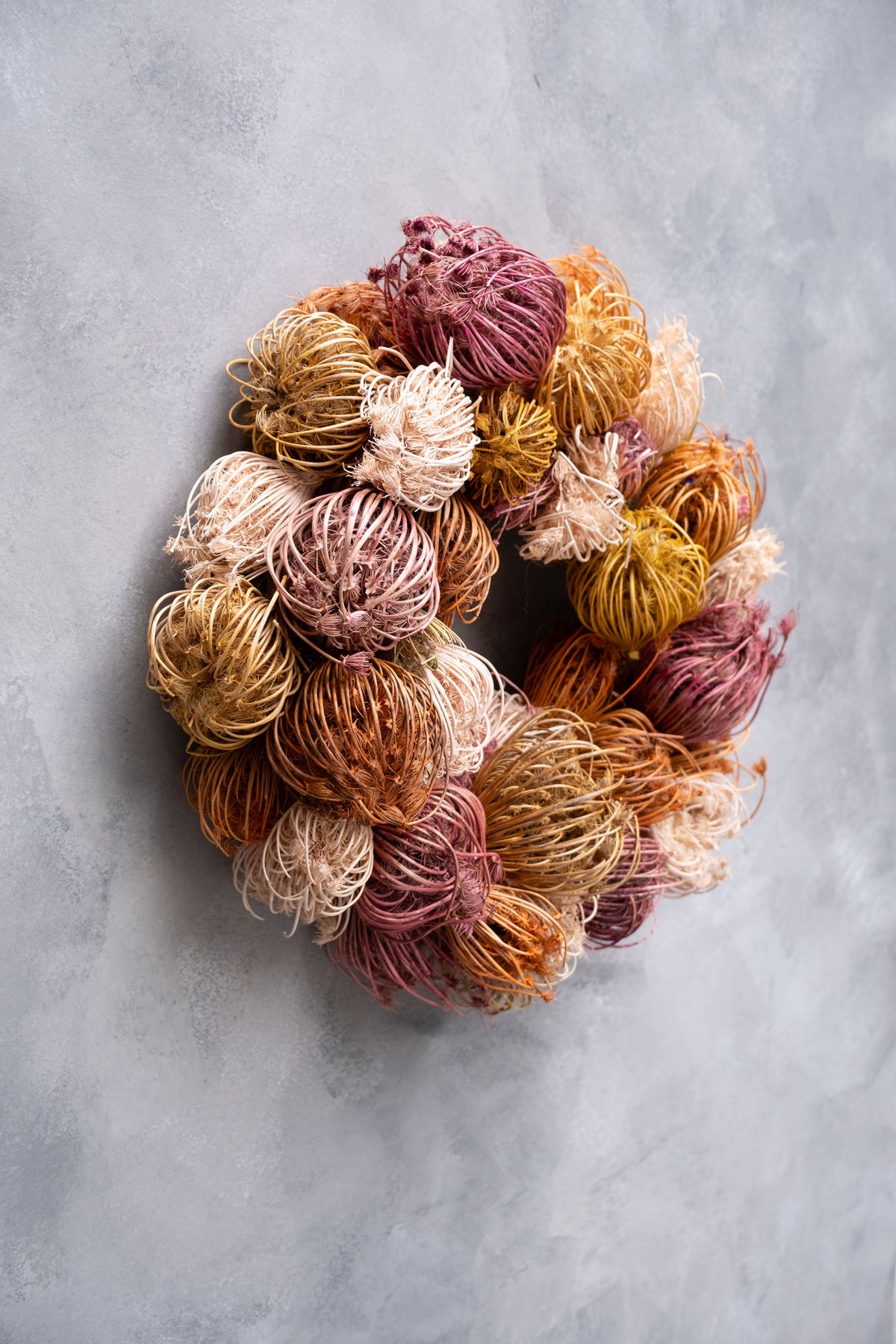 Ammi-majus-Kranz · Bunter Mix 2 · Ø 45 cm · Natur · 45 cm · Ansicht 1