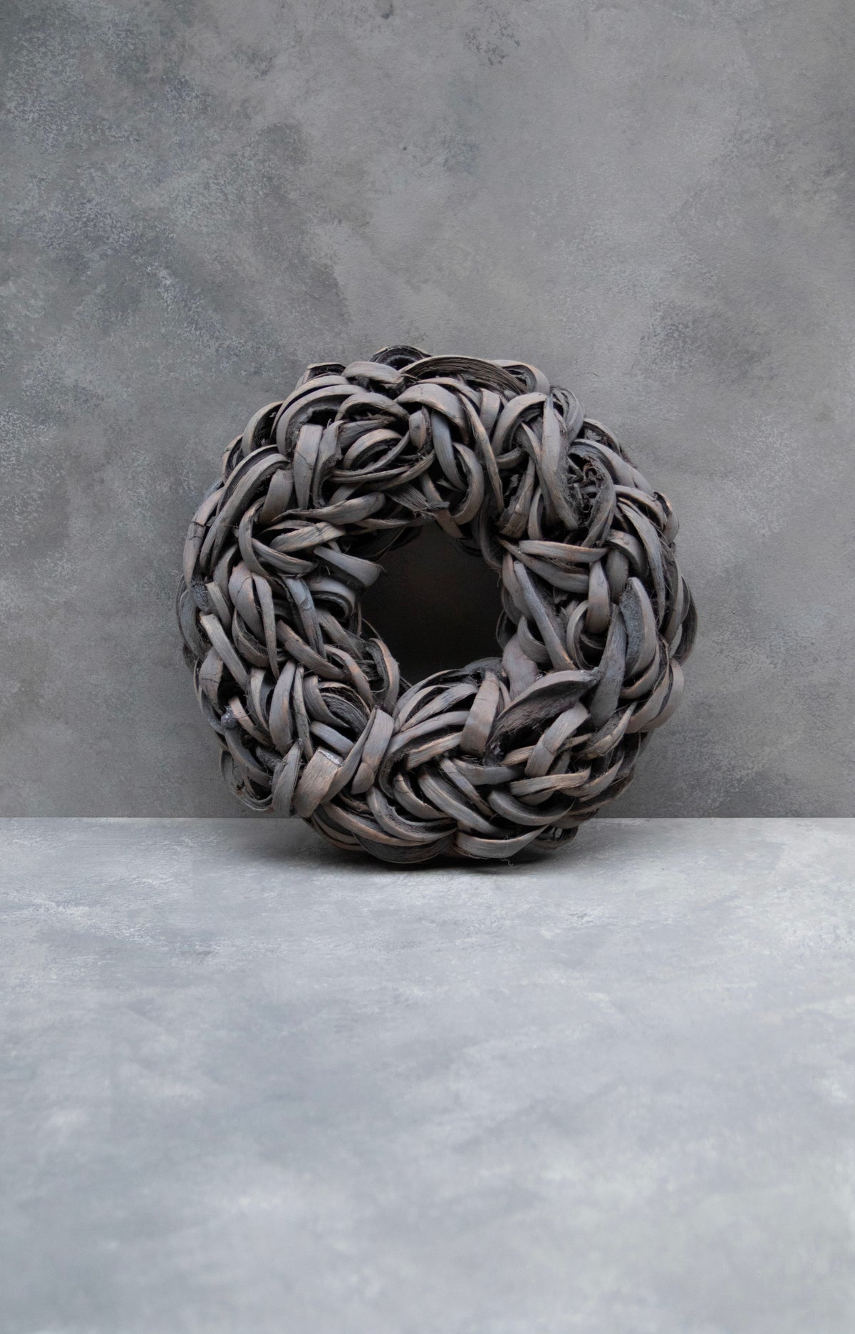 Kokosscheibenkranz · Ø 40–55 cm · Rauchgrau · 40 cm · Ansicht 1