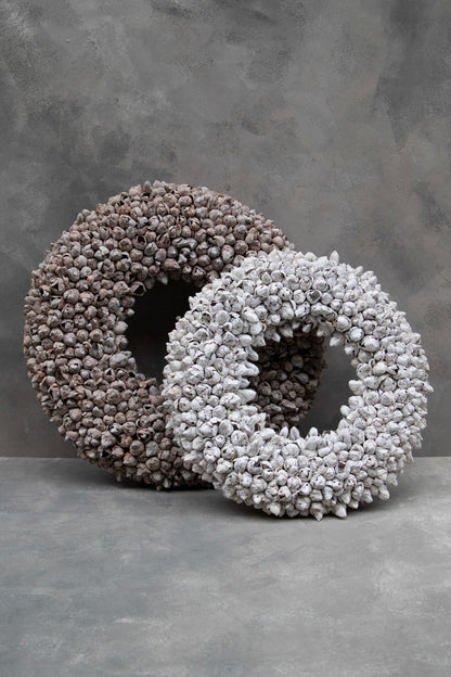 Kokosfruchtkranz · Ø 30–65 cm · Weiß · 30 cm · Ansicht 3