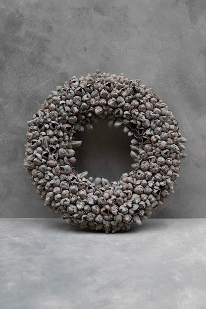 Kokosfruchtkranz · Ø 30–65 cm · Grau gewaschen · 55 cm · Ansicht 1