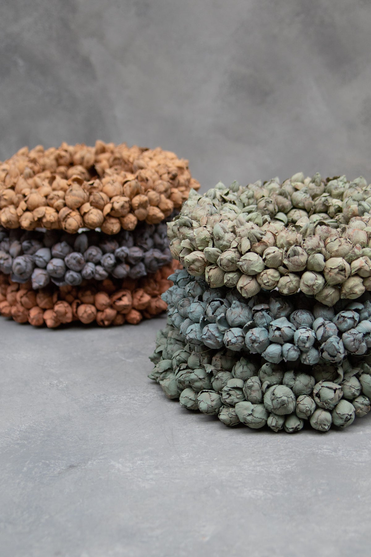 Kokosfruchtkranz · Ø 30–65 cm · Terrakottarot · 30 cm · Ansicht 5