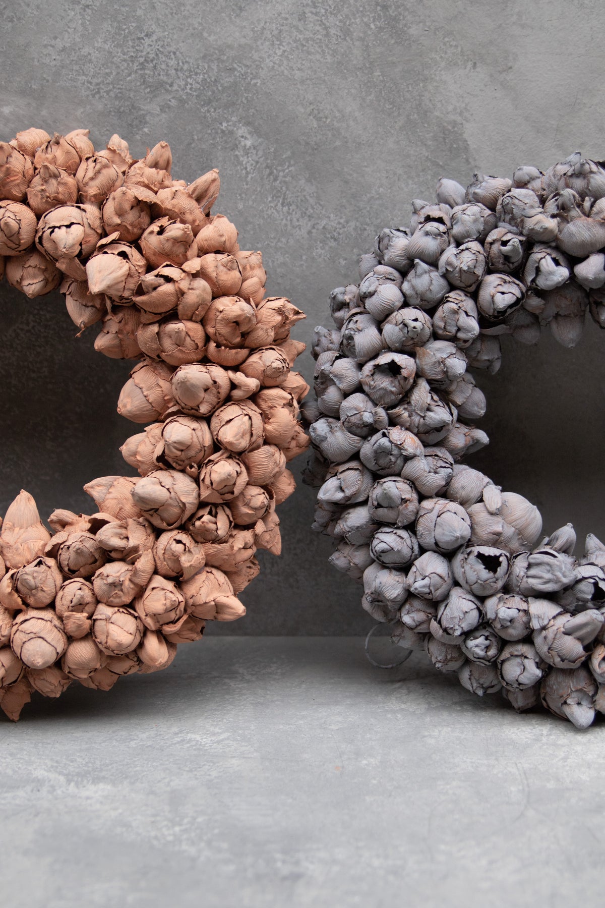 Kokosfruchtkranz · Ø 30–65 cm · Rauchgrau · 30 cm · Ansicht 4