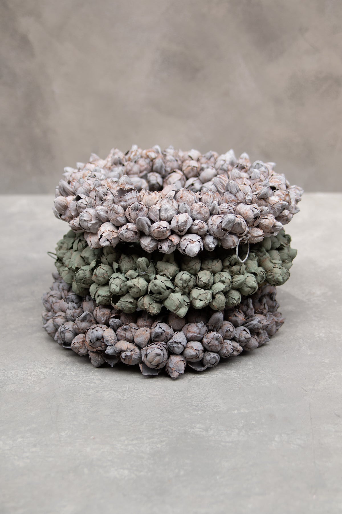 Kokosfruchtkranz · Ø 30–65 cm · Rauchgrau · 30 cm · Ansicht 3