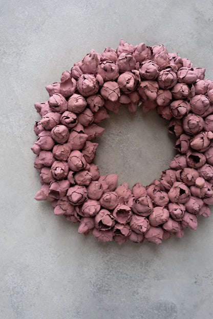 Kokosfruchtkranz · Ø 30–65 cm · Tonrosa · 30 cm · Ansicht 2