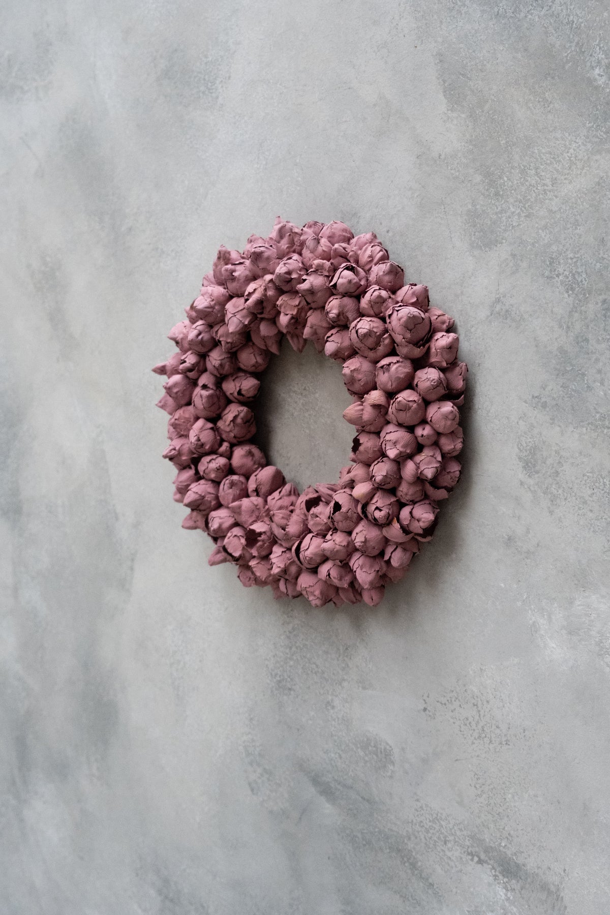 Kokosfruchtkranz · Ø 30–65 cm · Tonrosa · 30 cm · Ansicht 3