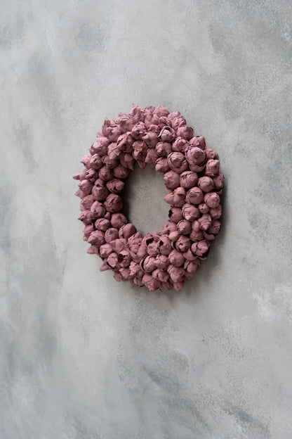 Kokosfruchtkranz · Ø 30–65 cm · Tonrosa · 30 cm · Ansicht 3