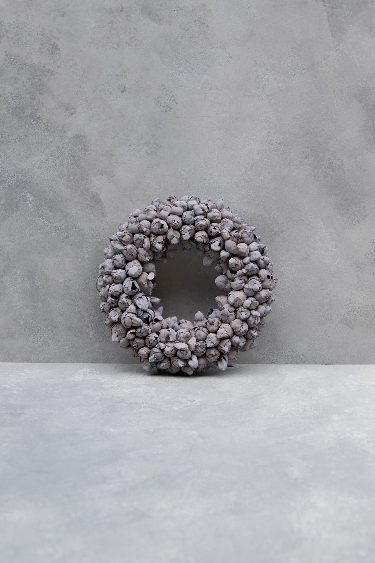 Kokosfruchtkranz · Ø 30–65 cm · Rauchgrau · 30 cm · Ansicht 1