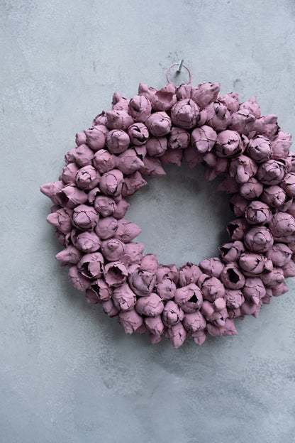 Kokosfruchtkranz · Ø 30–65 cm · Mauve · 30 cm · Ansicht 2
