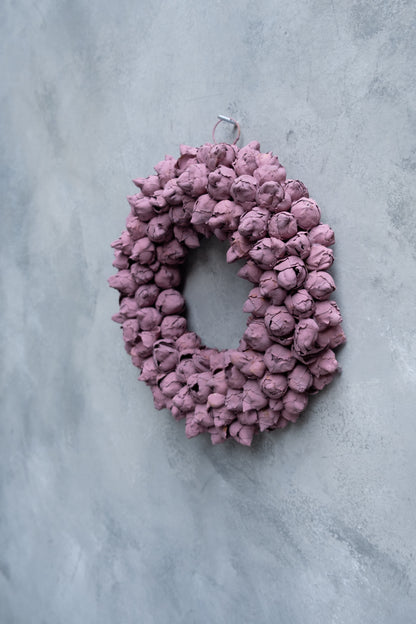 Kokosfruchtkranz · Ø 30–65 cm · Mauve · 30 cm · Ansicht 3