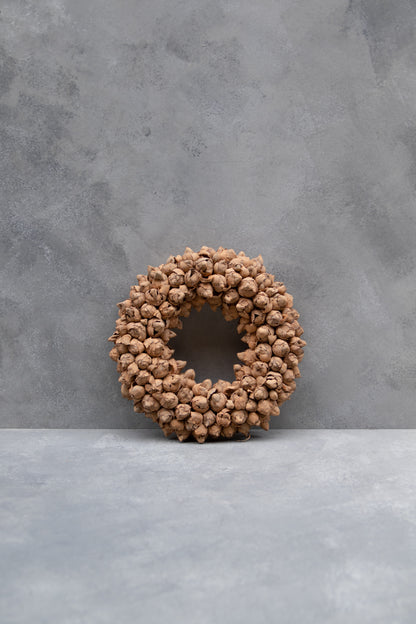 Kokosfruchtkranz · Ø 30–65 cm · Terrakottaorange · 30 cm · Ansicht 1