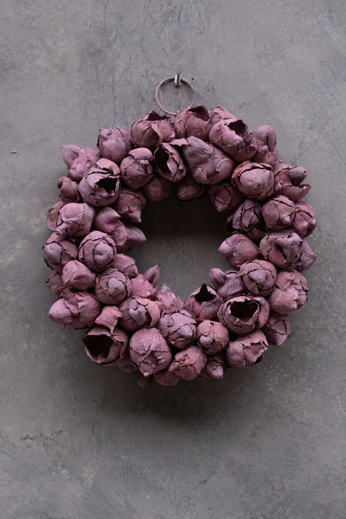 Schmaler Kokosfruchtkranz · Ø 20–55 cm · Cerise · 20 cm · Ansicht 2