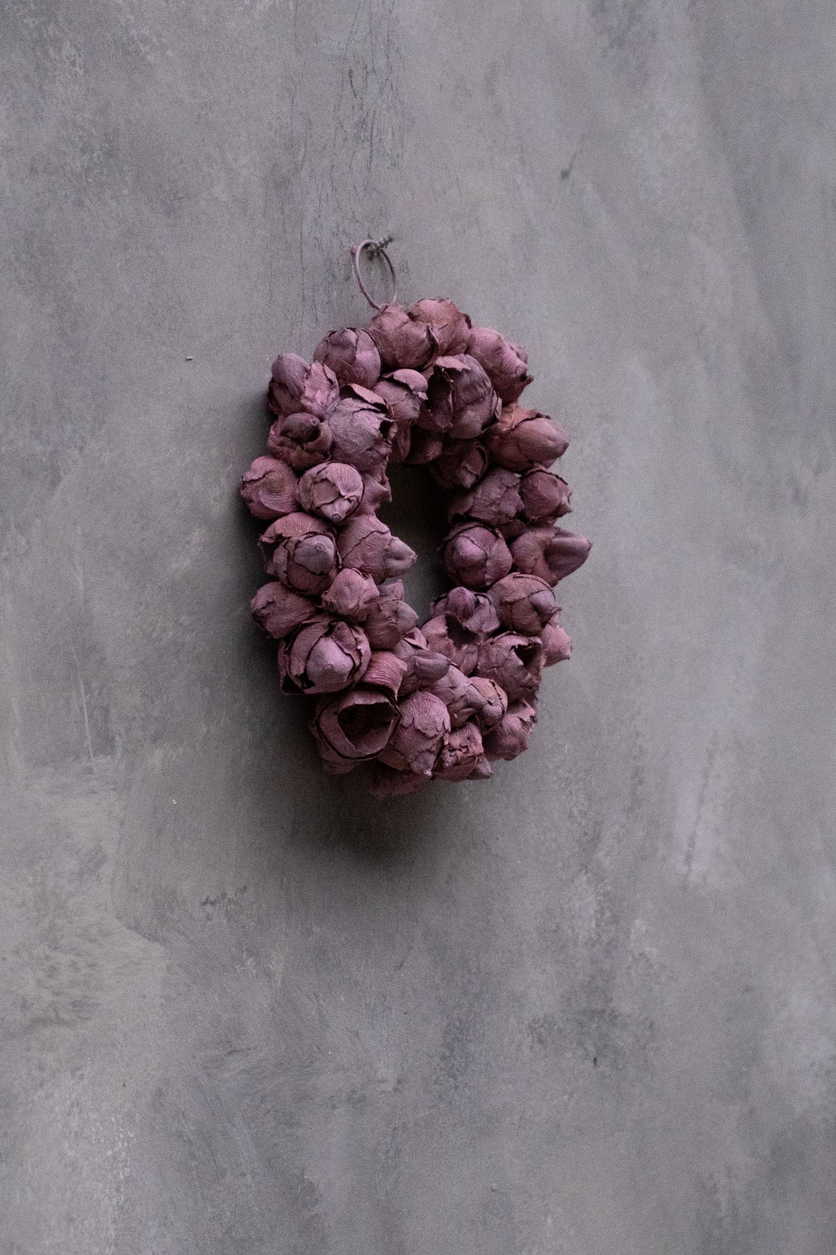 Schmaler Kokosfruchtkranz · Ø 20–55 cm · Cerise · 20 cm · Ansicht 3