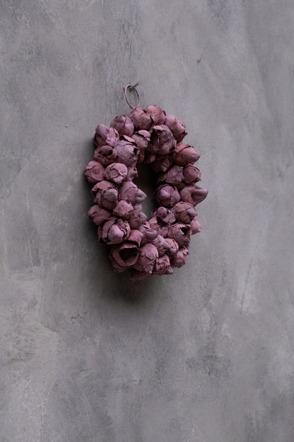 Schmaler Kokosfruchtkranz · Ø 20–55 cm · Cerise · 20 cm · Ansicht 3