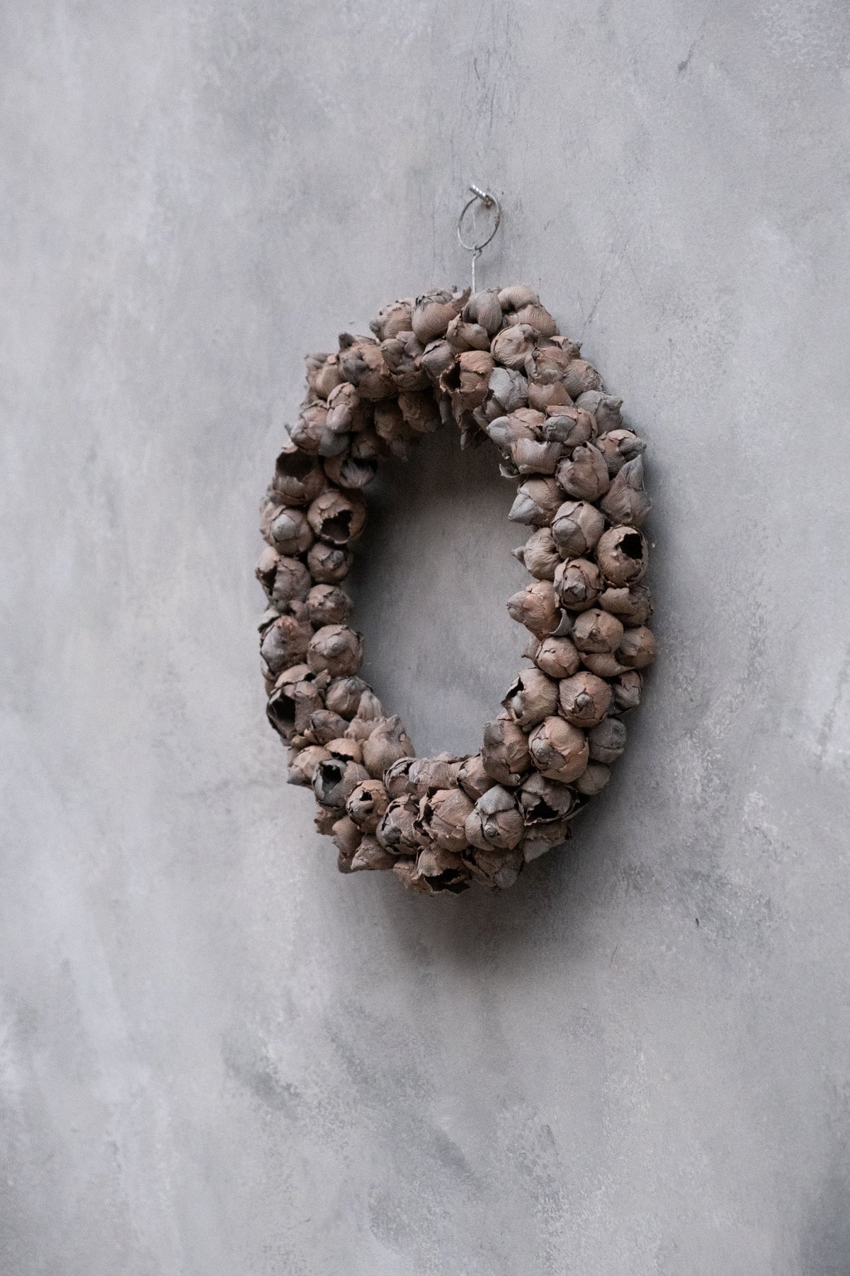Schmaler Kokosfruchtkranz · Ø 20–55 cm · Grau · 20 cm · Ansicht 5