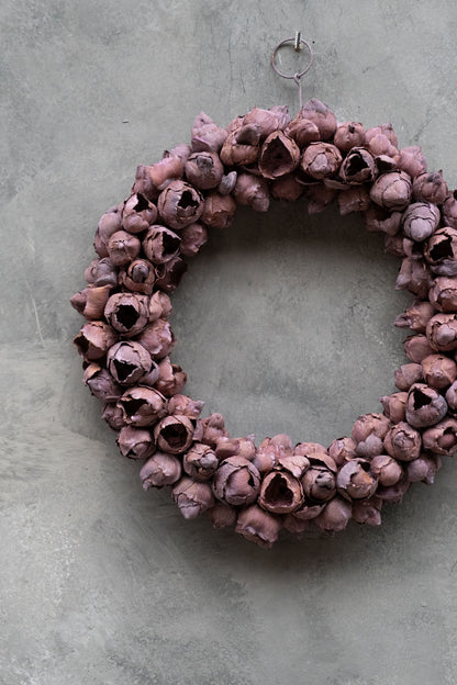Schmaler Kokosfruchtkranz · Ø 20–55 cm · Mauve · 20 cm · Ansicht 3