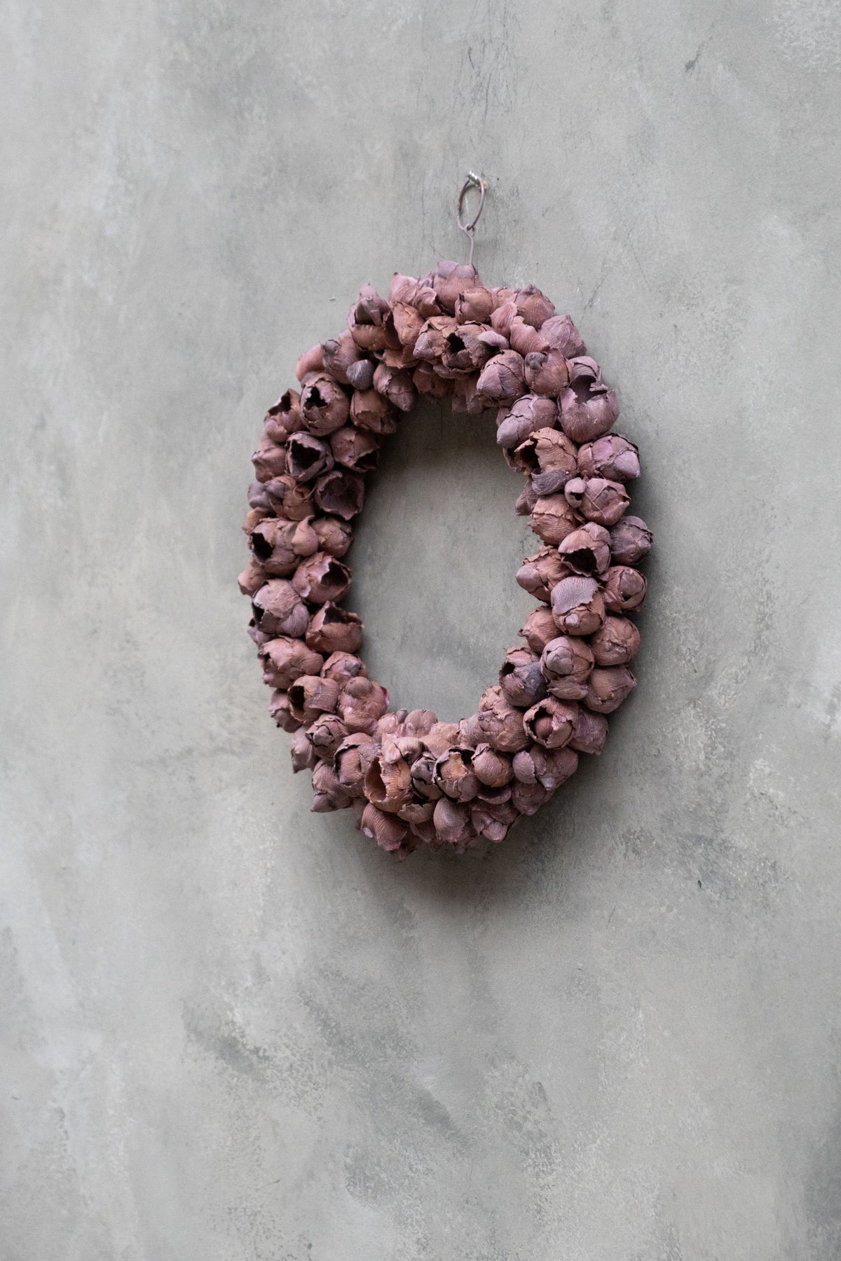 Schmaler Kokosfruchtkranz · Ø 20–55 cm · Mauve · 20 cm · Ansicht 2
