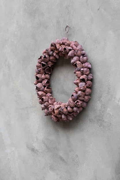 Schmaler Kokosfruchtkranz · Ø 20–55 cm · Mauve · 20 cm · Ansicht 2