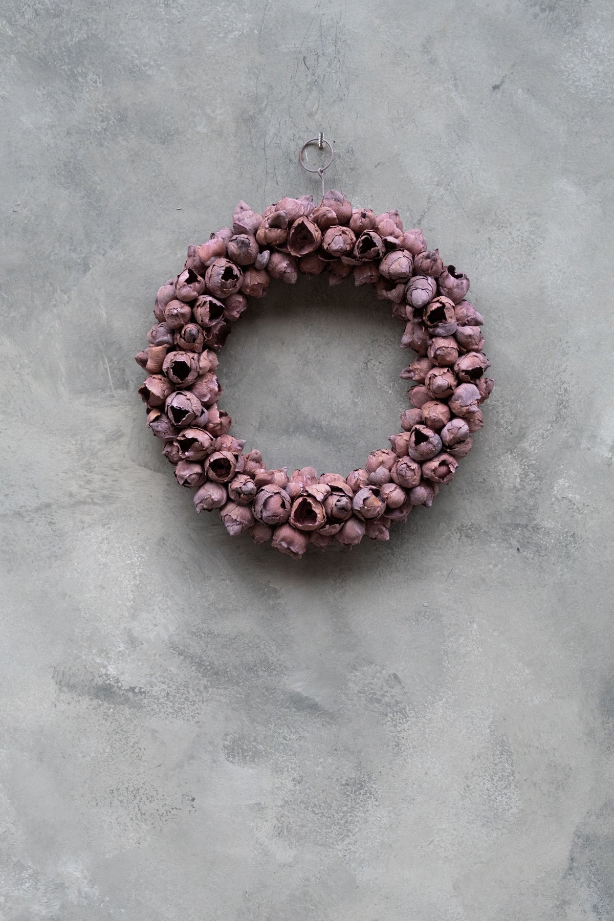 Schmaler Kokosfruchtkranz · Ø 20–55 cm · Mauve · 20 cm · Ansicht 1