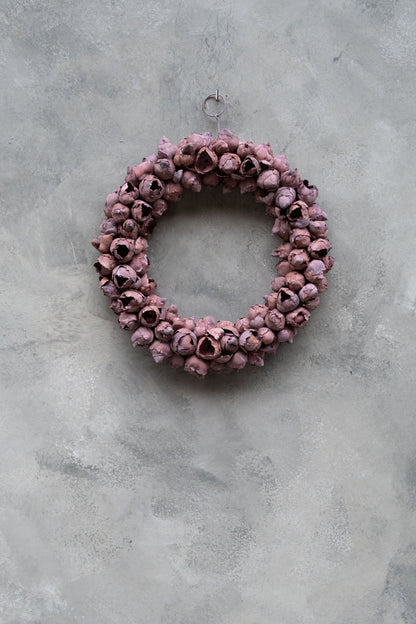 Schmaler Kokosfruchtkranz · Ø 20–55 cm · Mauve · 20 cm · Ansicht 1