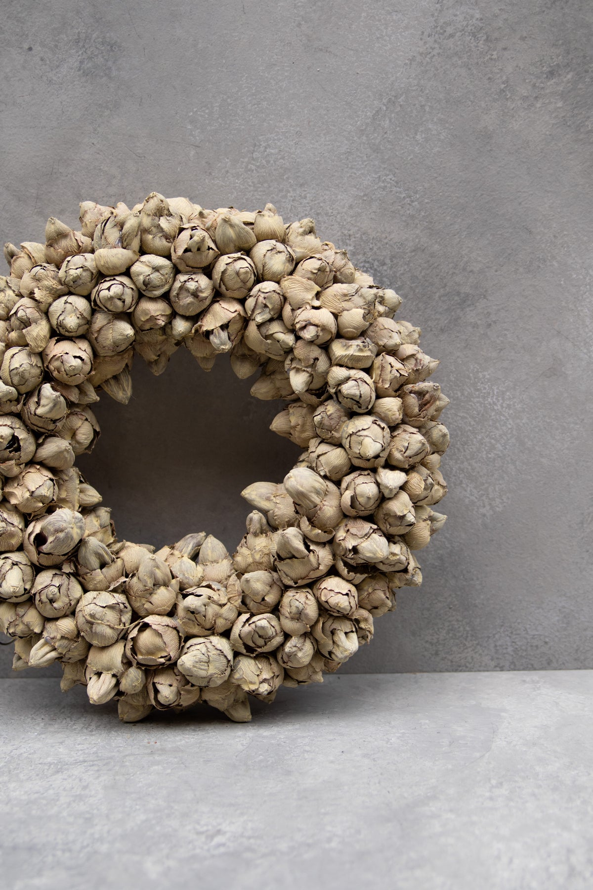 Kokosfruchtkranz · Ø 30–65 cm · Sandgelb · 30 cm · Ansicht 1