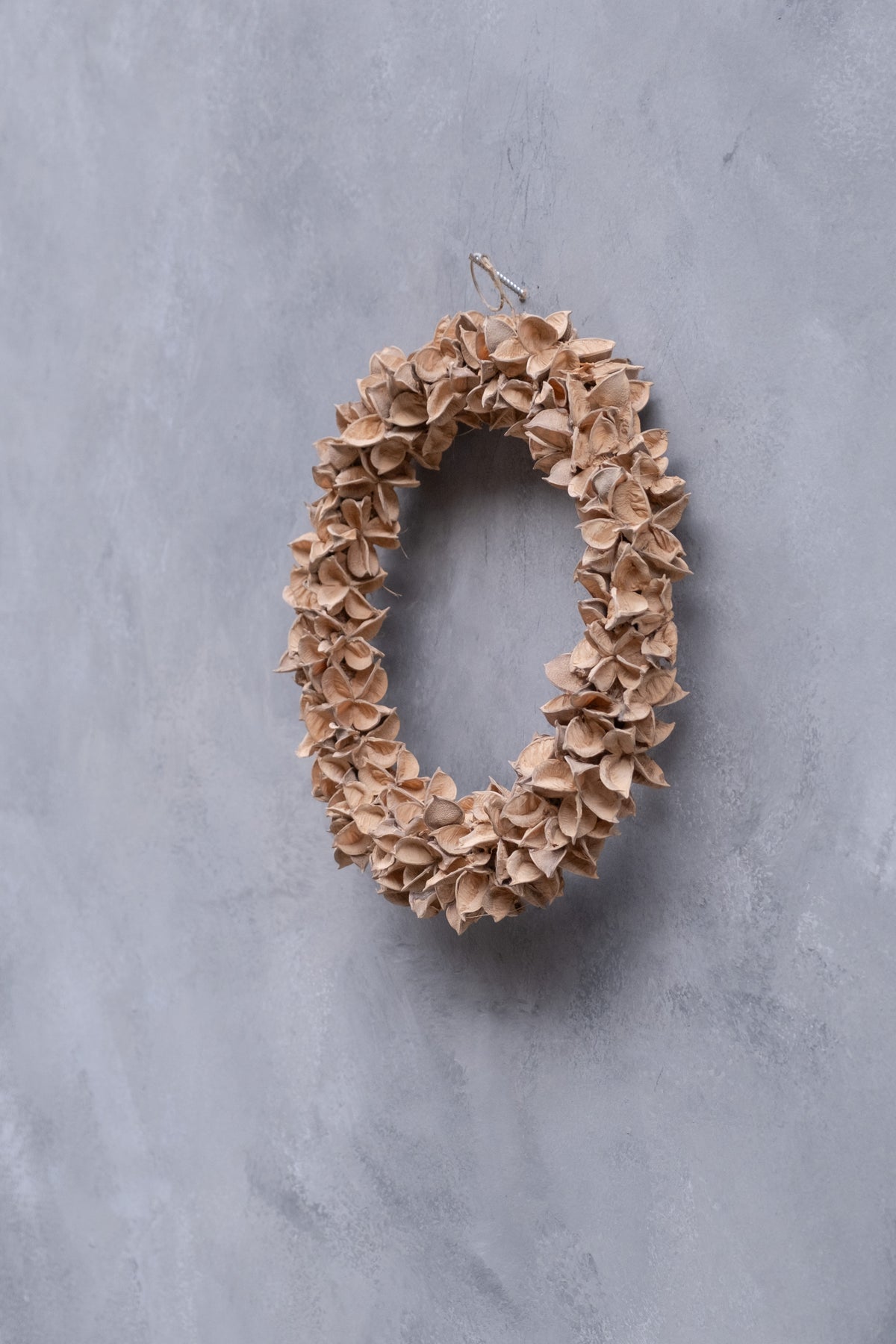 Schmaler Baumwollkapselkranz · Ø 20–30 cm · Latte · 20 cm · Ansicht 3