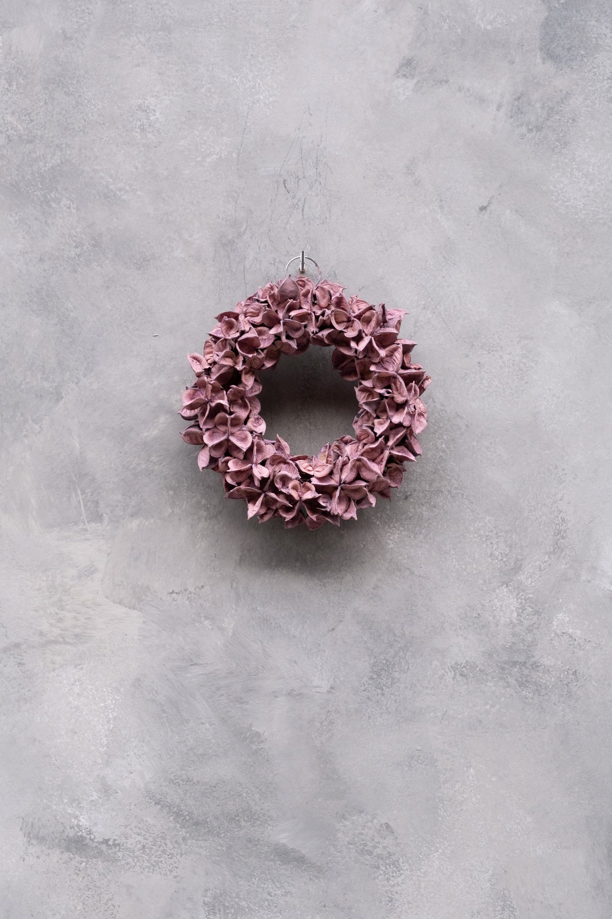 Schmaler Baumwollkapselkranz · Ø 20–30 cm · Mauve · 20 cm · Ansicht 3