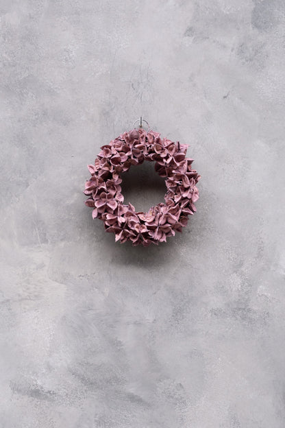 Schmaler Baumwollkapselkranz · Ø 20–30 cm · Mauve · 20 cm · Ansicht 3