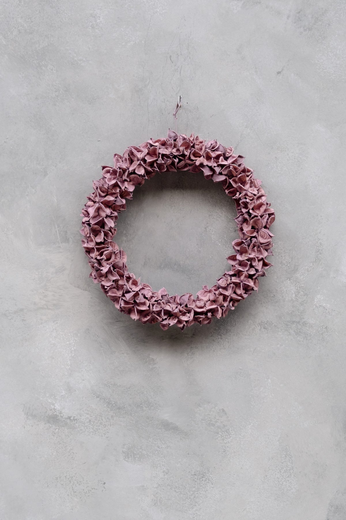 Schmaler Baumwollkapselkranz · Ø 20–30 cm · Mauve · 20 cm · Ansicht 1