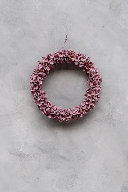 Schmaler Baumwollkapselkranz · Ø 20–30 cm · Mauve · 20 cm · Ansicht 1