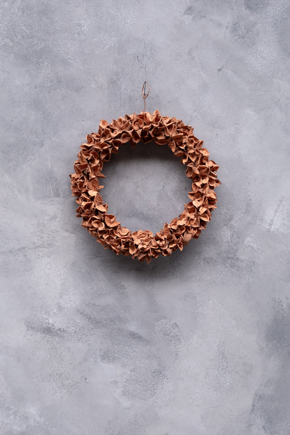 Schmaler Baumwollkapselkranz · Ø 20–30 cm · Terrakotta · 20 cm · Ansicht 1