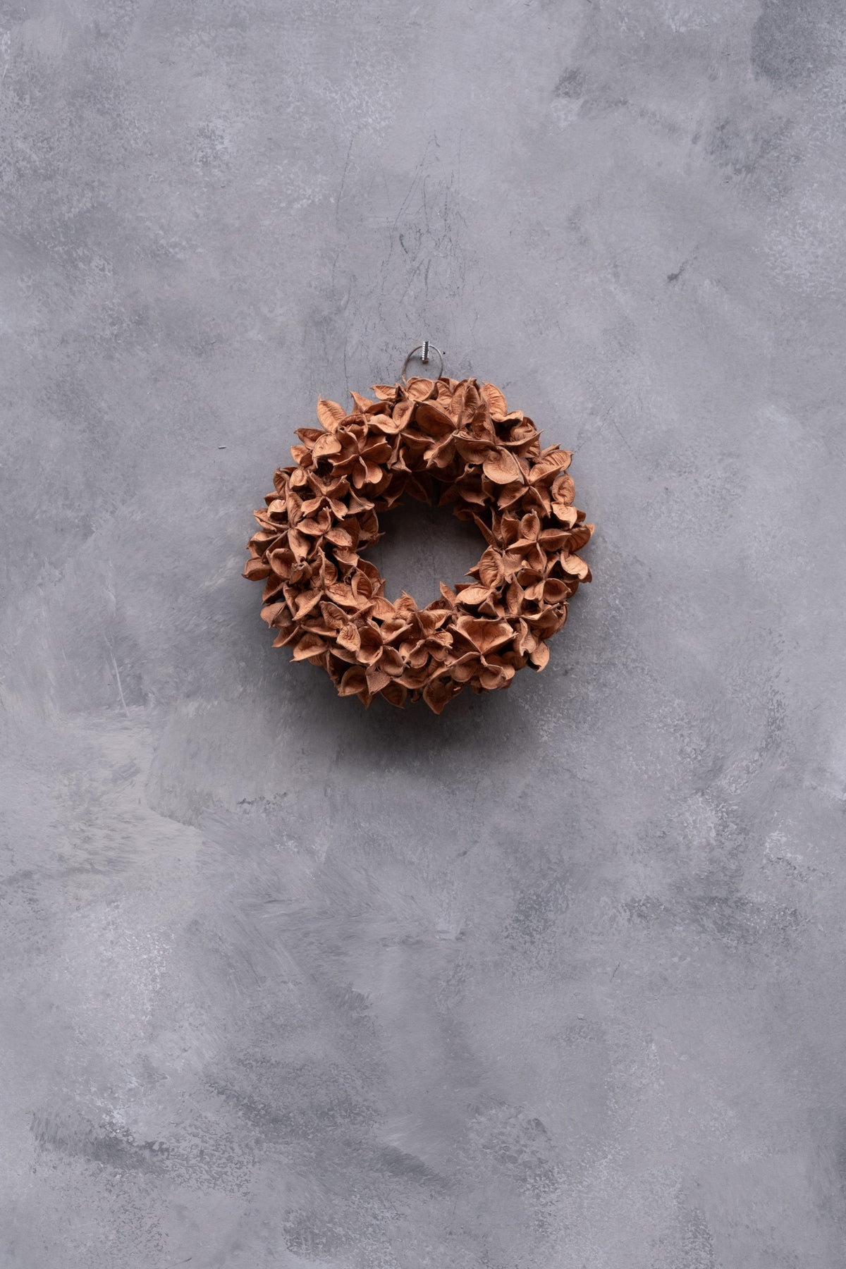 Schmaler Baumwollkapselkranz · Ø 20–30 cm · Terrakotta · 20 cm · Ansicht 2