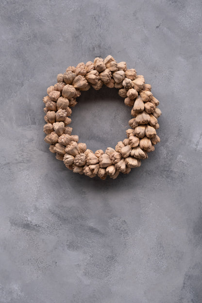 Schmaler Kiya-Fruchtkranz · Ø 30–55 cm · Latte · 30 cm · Ansicht 1