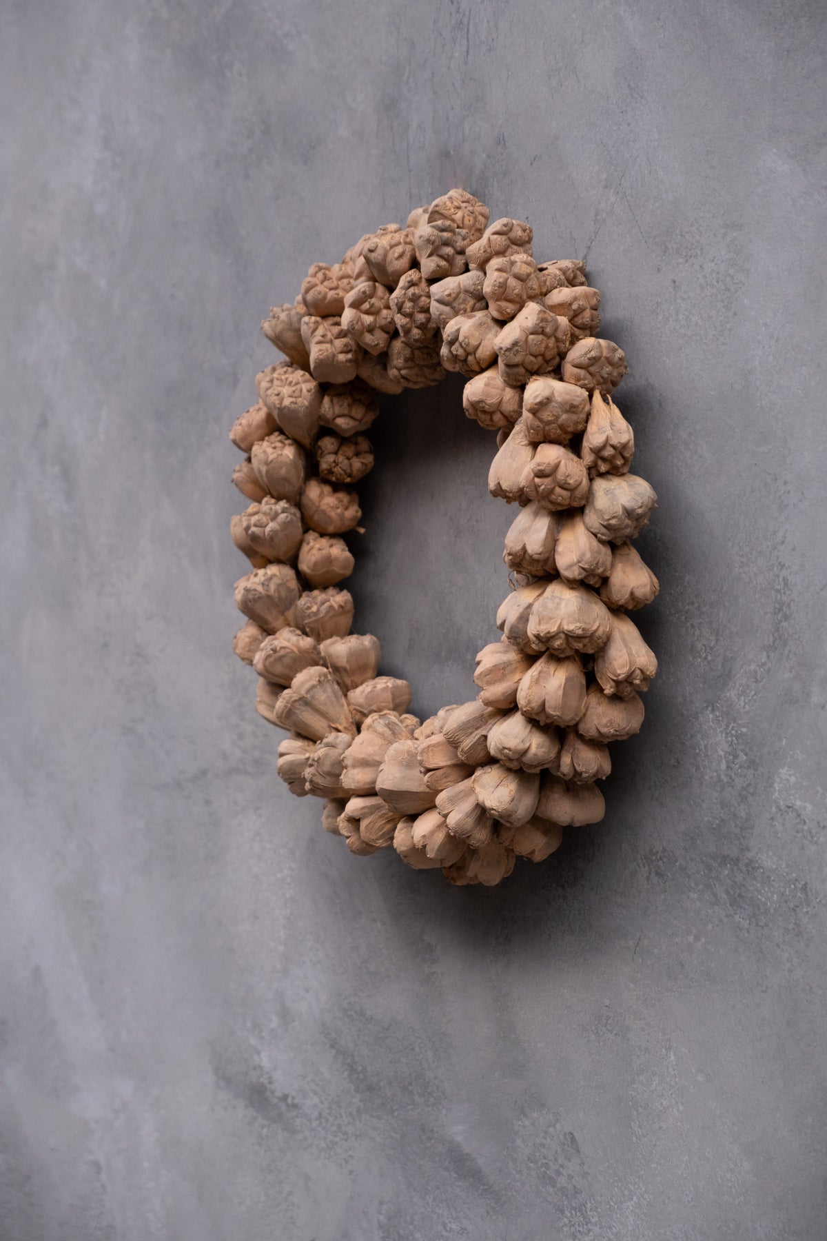 Schmaler Kiya-Fruchtkranz · Ø 30–55 cm · Latte · 30 cm · Ansicht 3