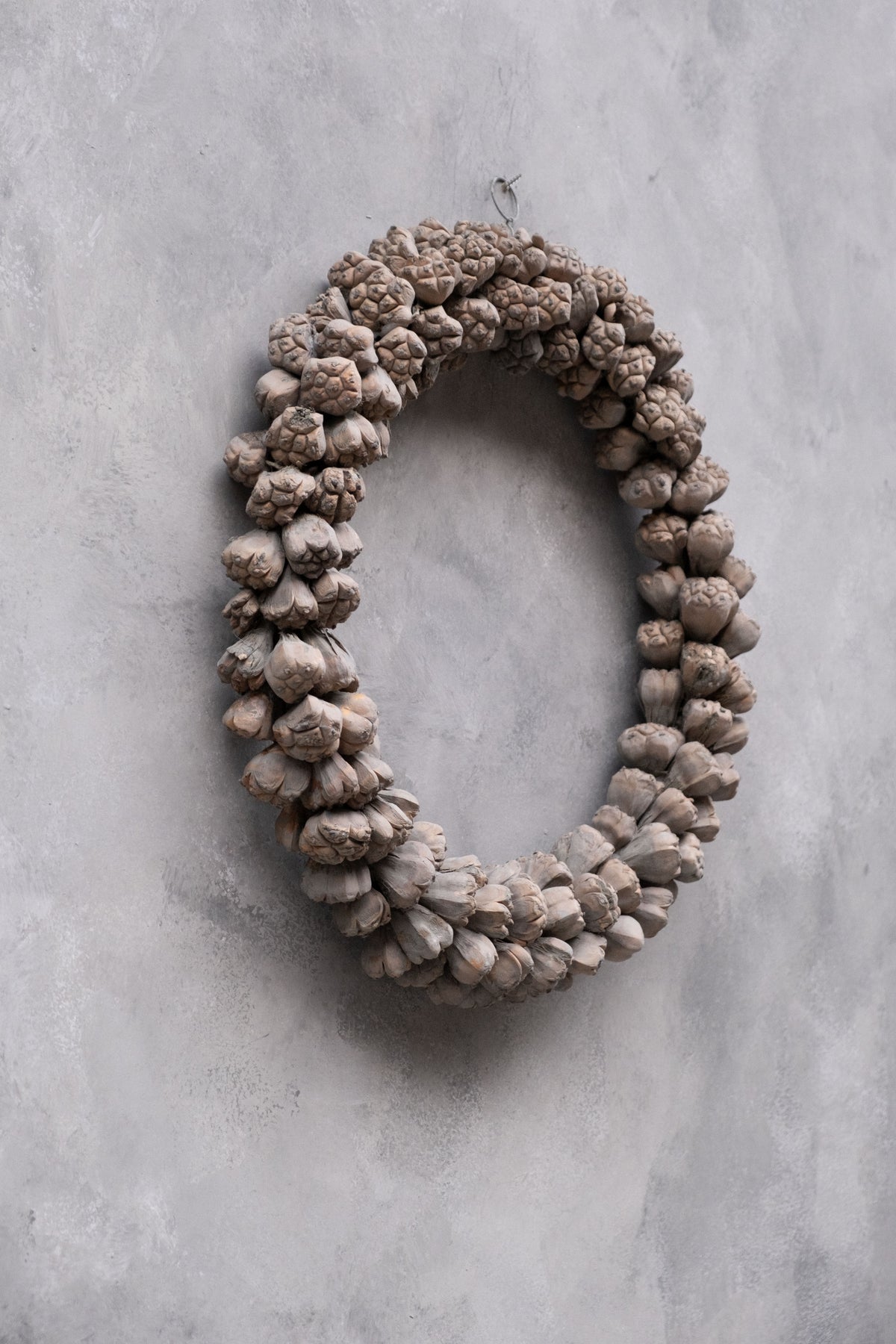 Schmaler Kiya-Fruchtkranz · Ø 30–55 cm · Grau · 55 cm · Ansicht 5