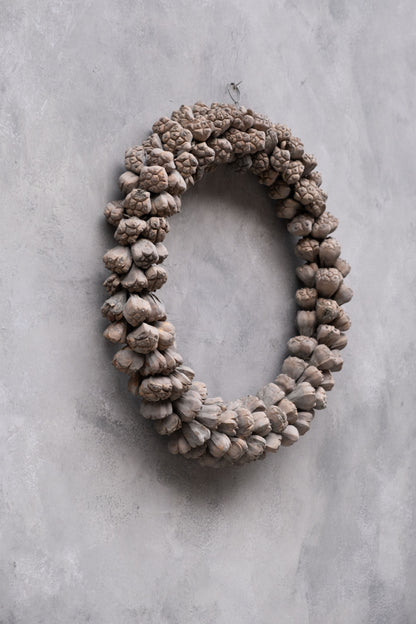 Schmaler Kiya-Fruchtkranz · Ø 30–55 cm · Grau · 55 cm · Ansicht 5