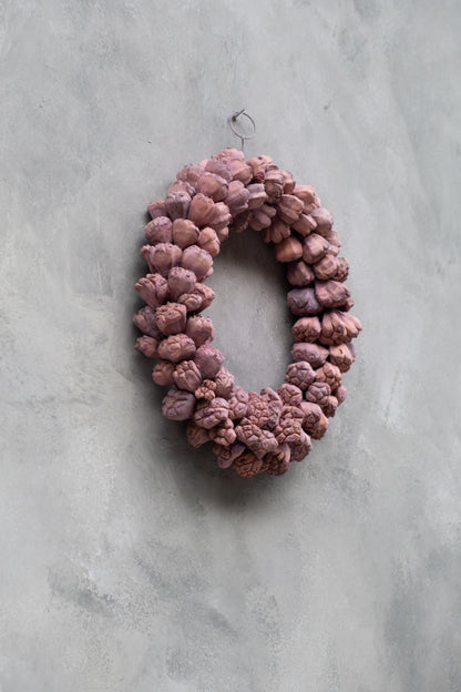 Schmaler Kiya-Fruchtkranz · Ø 30–55 cm · Mauve · 30 cm · Ansicht 3