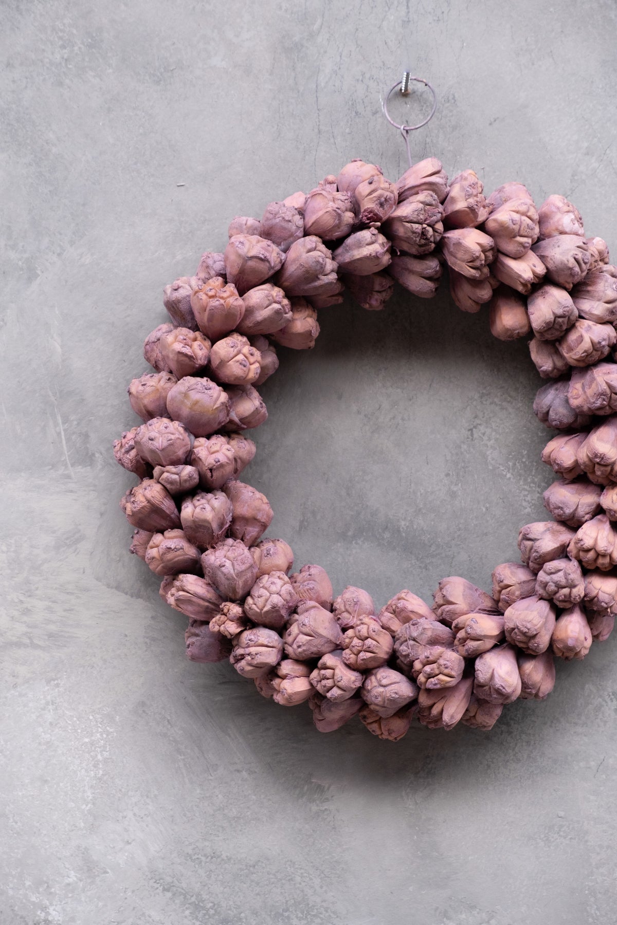 Schmaler Kiya-Fruchtkranz · Ø 30–55 cm · Mauve · 30 cm · Ansicht 2