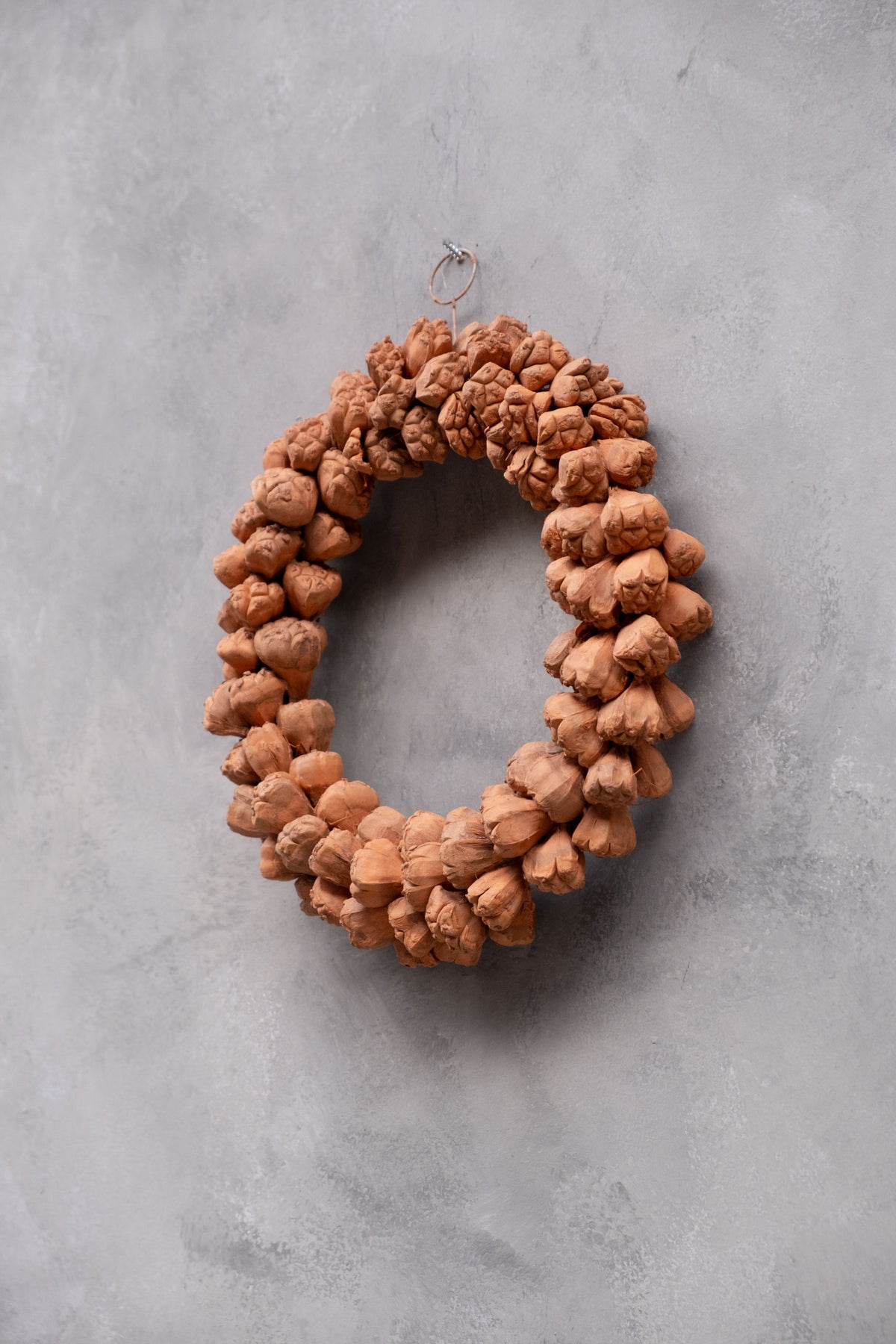 Schmaler Kiya-Fruchtkranz · Ø 30–55 cm · Terrakotta · 30 cm · Ansicht 3