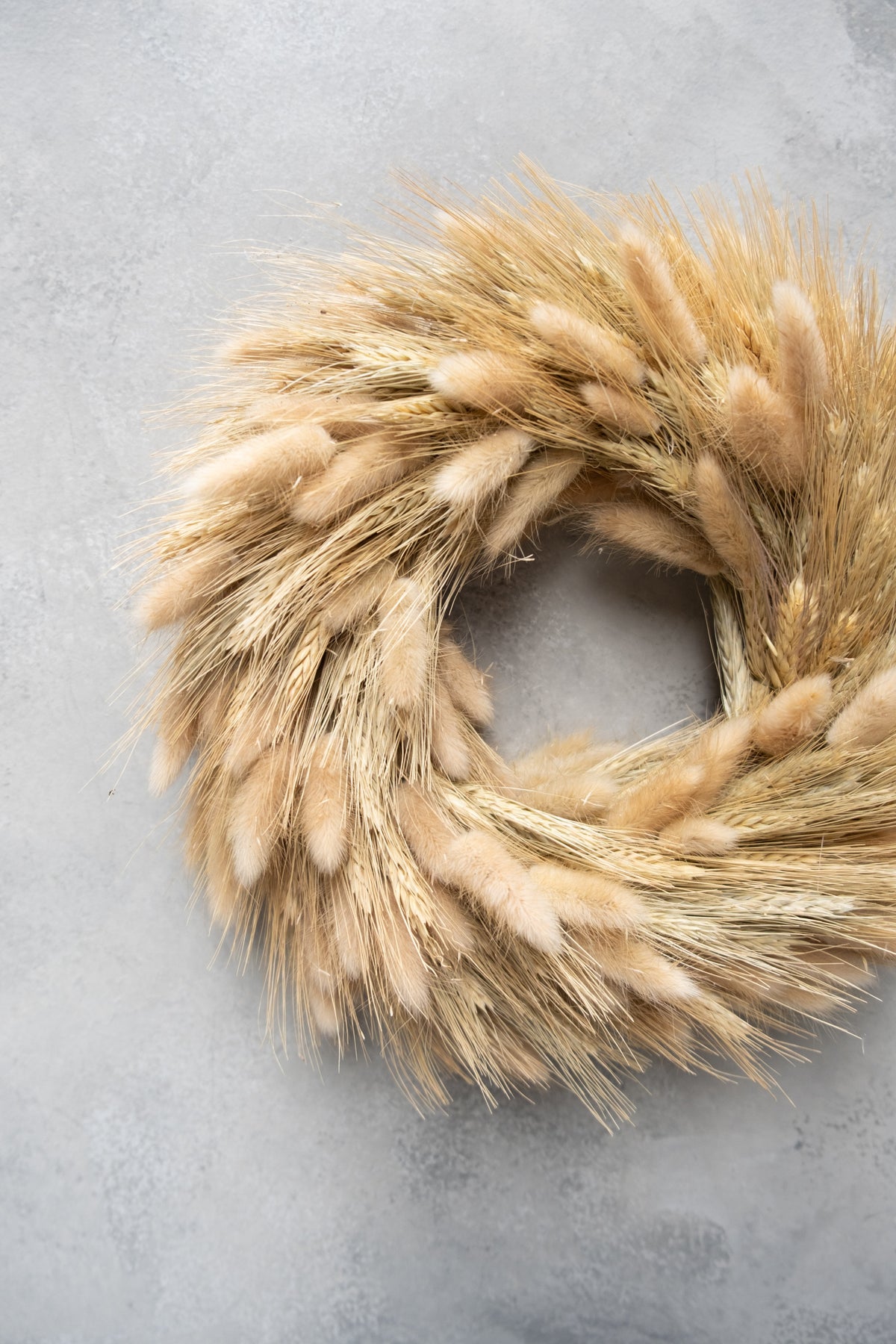 Lagurus-Weizen-Kranz · Ø 28 cm · Natur · 28 cm · Ansicht 2