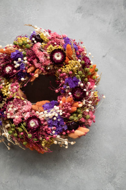 Trockenblumenkranz „Maylia“ · Ø 20–28 cm · Natur · 20 cm · Ansicht 3