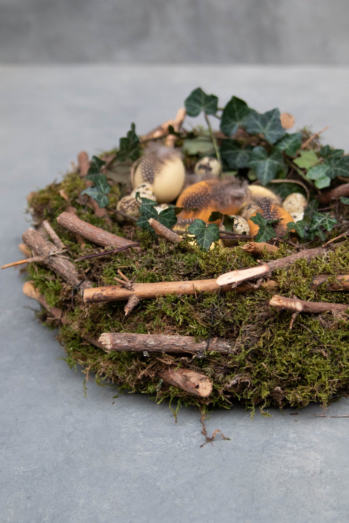 Moosnestkranz mit Stäben · Ø 40 cm · Natur · 40 cm · Ansicht 6